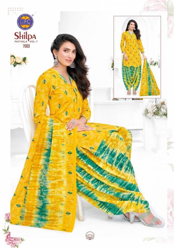 Mfc Shilpa Patiyala Vol 7 Cotton Dress Material Wholesale Catalog Collection Exporter - Image 5