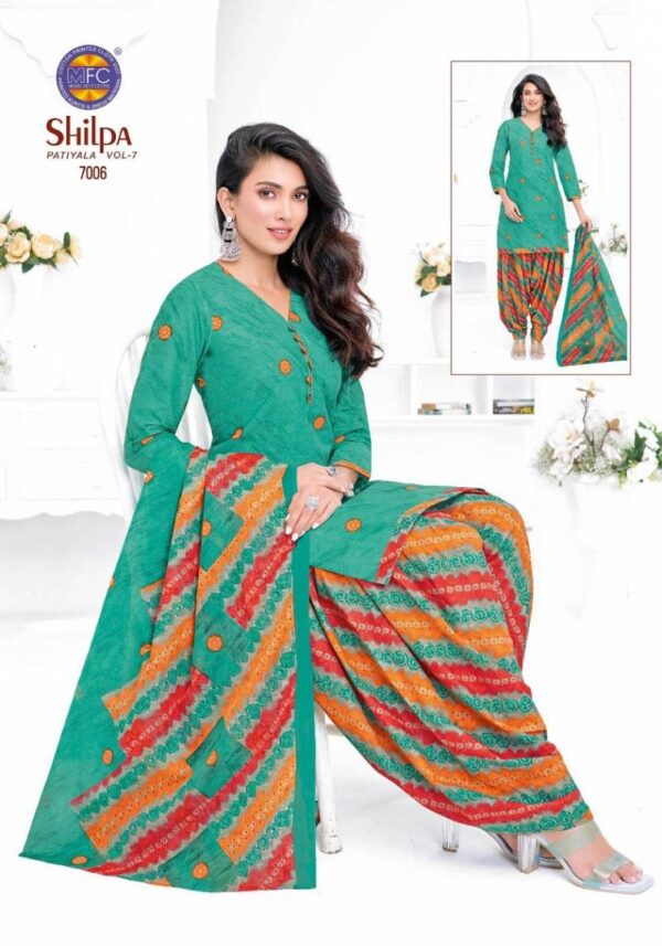 Mfc Shilpa Patiyala Vol 7 Cotton Dress Material Wholesale Catalog Collection Exporter - Image 6