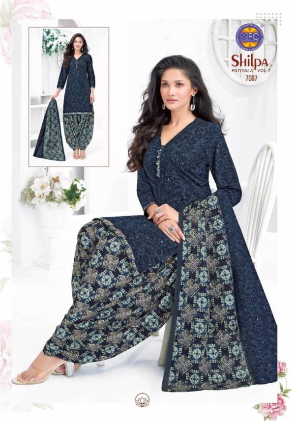Mfc Shilpa Patiyala Vol 7 Cotton Dress Material Wholesale Catalog Collection Exporter - Image 8