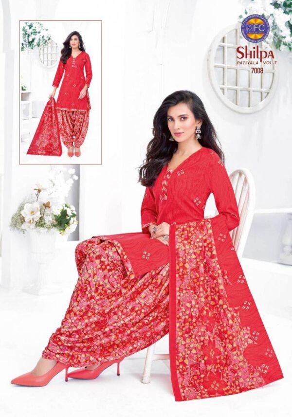 Mfc Shilpa Patiyala Vol 7 Cotton Dress Material Wholesale Catalog Collection Exporter - Image 9