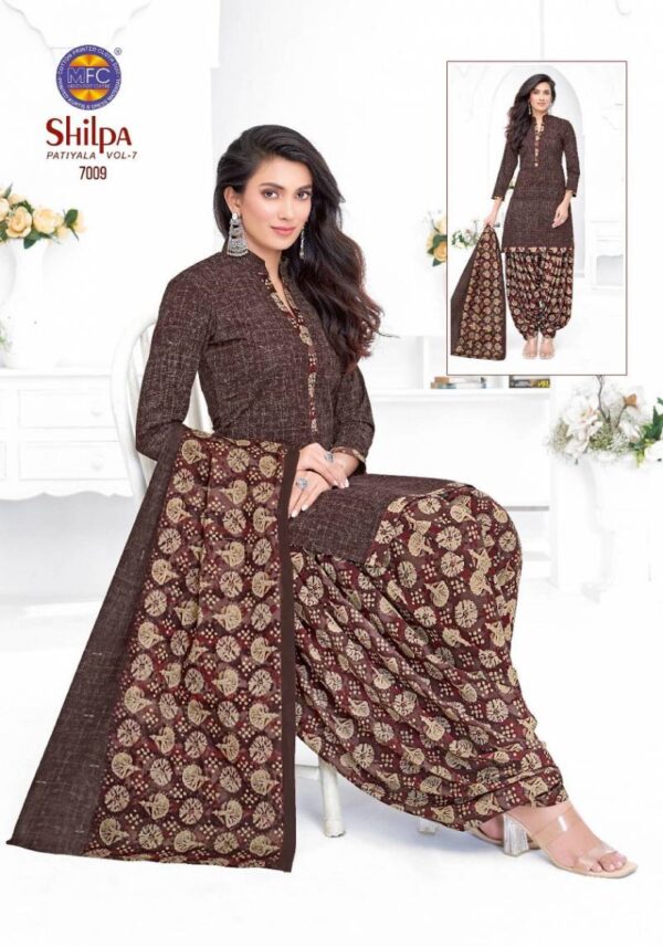 Mfc Shilpa Patiyala Vol 7 Cotton Dress Material Wholesale Catalog Collection Exporter - Image 10