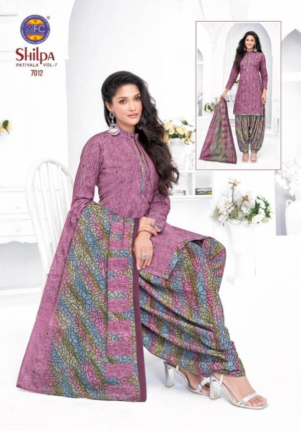 Mfc Shilpa Patiyala Vol 7 Cotton Dress Material Wholesale Catalog Collection Exporter - Image 2