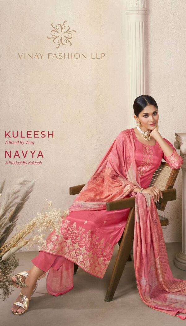 Vinay Kuleesh Navya Designer Salwar Kameez Wholesale Catalog Collection Exporter