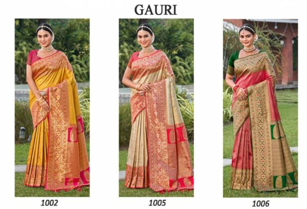 Astita Gauri Festive Wear Banarasi Silk Sarees Wholesale Catalog Collection Exporter - Image 5
