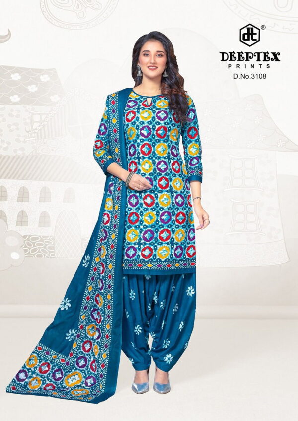 Deeptex Batik Plus Vol 31 Patiyala Cotton Dress Material Wholesale Catalog Collection Exporter - Image 4