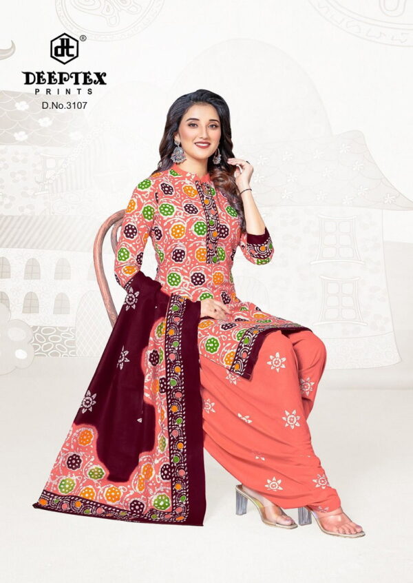 Deeptex Batik Plus Vol 31 Patiyala Cotton Dress Material Wholesale Catalog Collection Exporter - Image 5