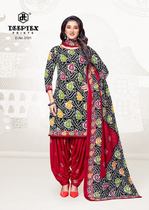 Deeptex Batik Plus Vol 31 Patiyala Cotton Dress Material Wholesale Catalog Collection Exporter - Image 10