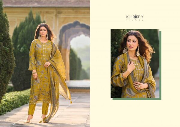 Kilory Oddny Maslin Printed Fancy Salwar Kameez Wholesale Catalog Collection Exporter - Image 2