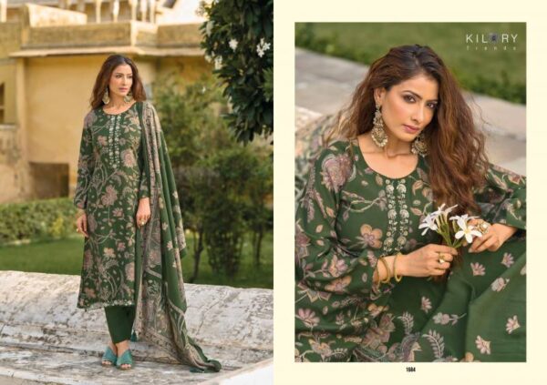 Kilory Oddny Maslin Printed Fancy Salwar Kameez Wholesale Catalog Collection Exporter - Image 5