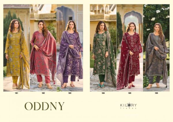 Kilory Oddny Maslin Printed Fancy Salwar Kameez Wholesale Catalog Collection Exporter - Image 9