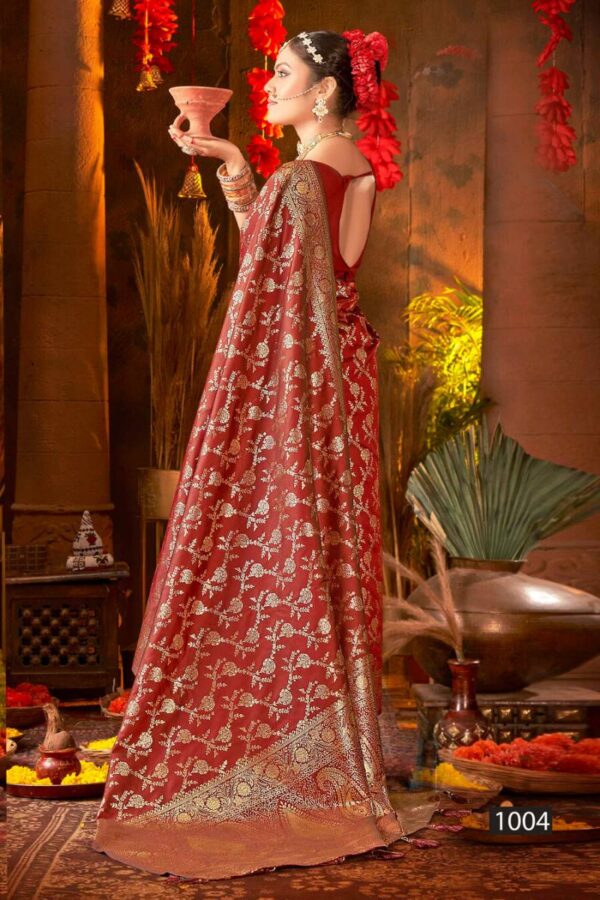Saroj Gauri Priya Silk Vol 1 Festive Wear Silk Sarees Wholesale Catalog Collection Exporter - Image 5