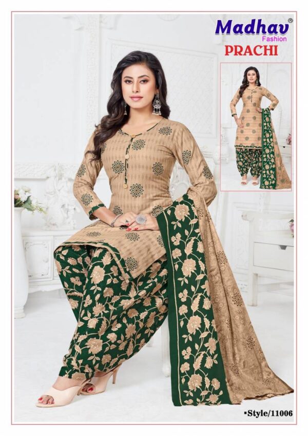 Madhav Prachi Vol 11 Cotton Printed Patiyala Dress Material Wholesale Catalog Collection Exporter