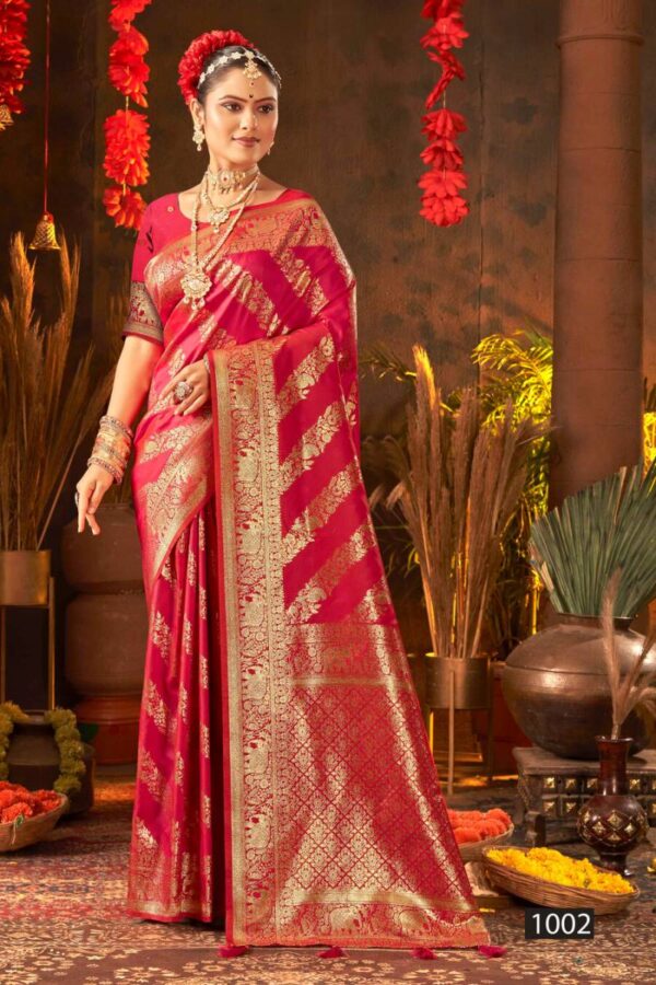 Saroj Gauri Priya Silk Vol 2 Traditional Wear Silk Sarees Wholesale Catalog Collection Exporter - Image 2