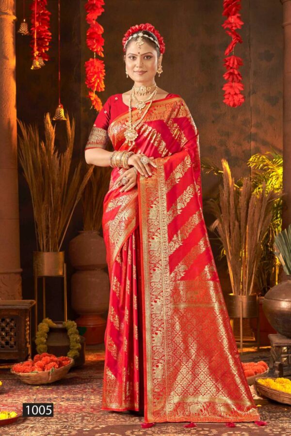 Saroj Gauri Priya Silk Vol 2 Traditional Wear Silk Sarees Wholesale Catalog Collection Exporter - Image 6
