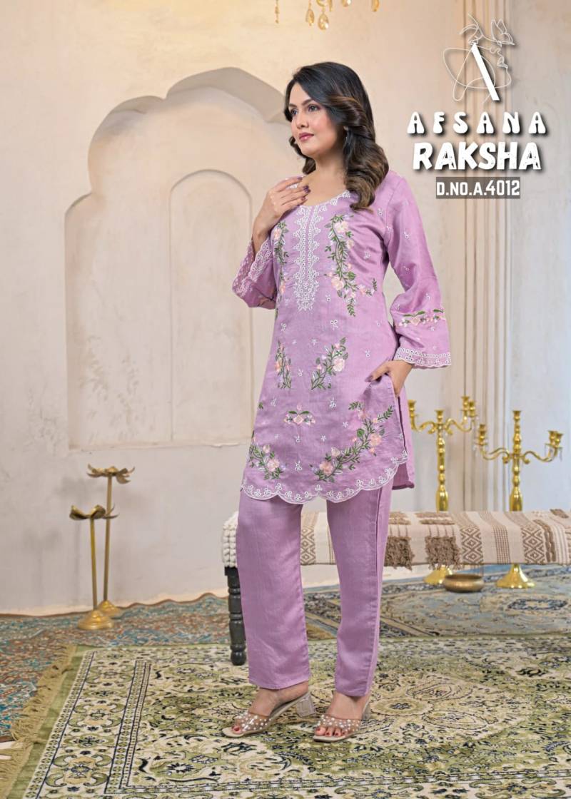 Afsana Raksha Vartican Cotton Fancy Co Ord Set Wholesale Catalog Collection Exporter - Image 5