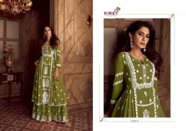 Vamika Lakhnawi Vol 4 Dark List Readymade Wholesale Catalog Collection Supplier - Image 2