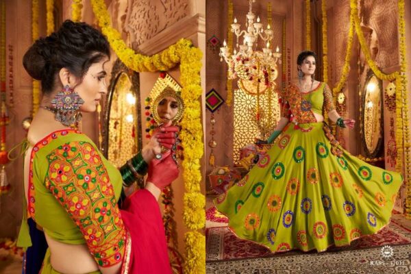 Kf Raas Vol 20 Viscose Cotton Navratri Designer Lehenga Choli Wholesale Catalog Collection Supplier - Image 3