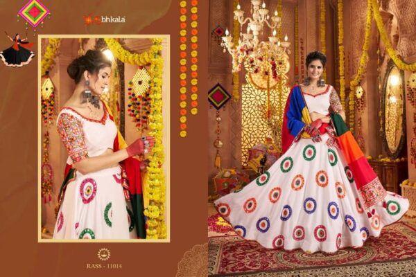 Kf Raas Vol 20 Viscose Cotton Navratri Designer Lehenga Choli Wholesale Catalog Collection Supplier - Image 5