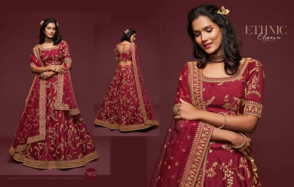 Zeel The Modern Vibe Vol 1 Designer Art Silk Lehenga Choli Wholesale Catalog Collection Exporter - Image 3