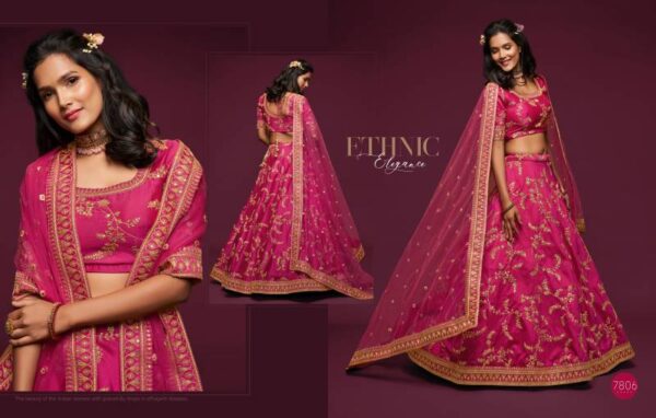 Zeel The Modern Vibe Vol 1 Designer Art Silk Lehenga Choli Wholesale Catalog Collection Exporter - Image 6