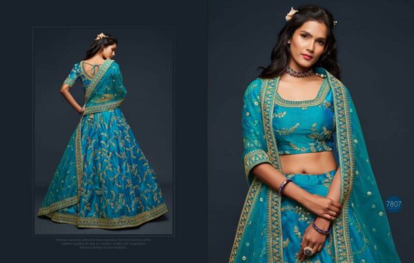 Zeel The Modern Vibe Vol 1 Designer Art Silk Lehenga Choli Wholesale Catalog Collection Exporter - Image 9