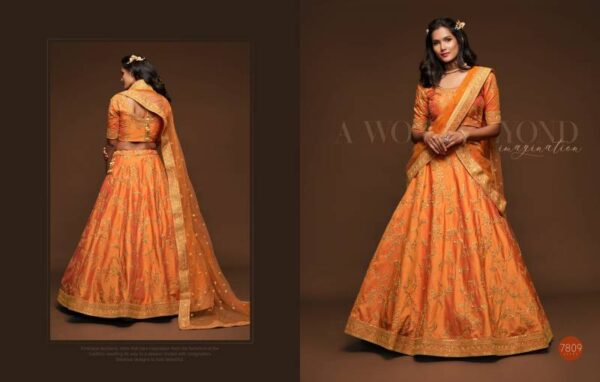 Zeel The Modern Vibe Vol 1 Designer Art Silk Lehenga Choli Wholesale Catalog Collection Exporter - Image 10