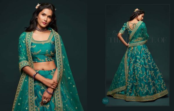 Zeel The Modern Vibe Vol 1 Designer Art Silk Lehenga Choli Wholesale Catalog Collection Exporter - Image 11