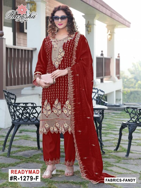Ramsha R 1279 E To H Ready Made Salwar Suits Wholesale Catalog Collection Exporter - Image 2