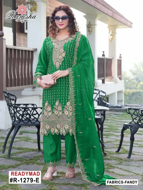 Ramsha R 1279 E To H Ready Made Salwar Suits Wholesale Catalog Collection Exporter - Image 3