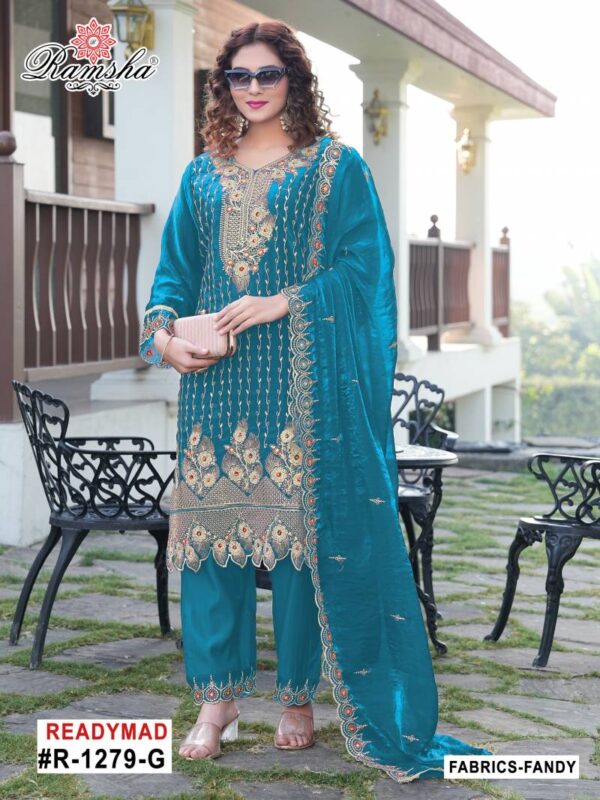 Ramsha R 1279 E To H Ready Made Salwar Suits Wholesale Catalog Collection Exporter - Image 4