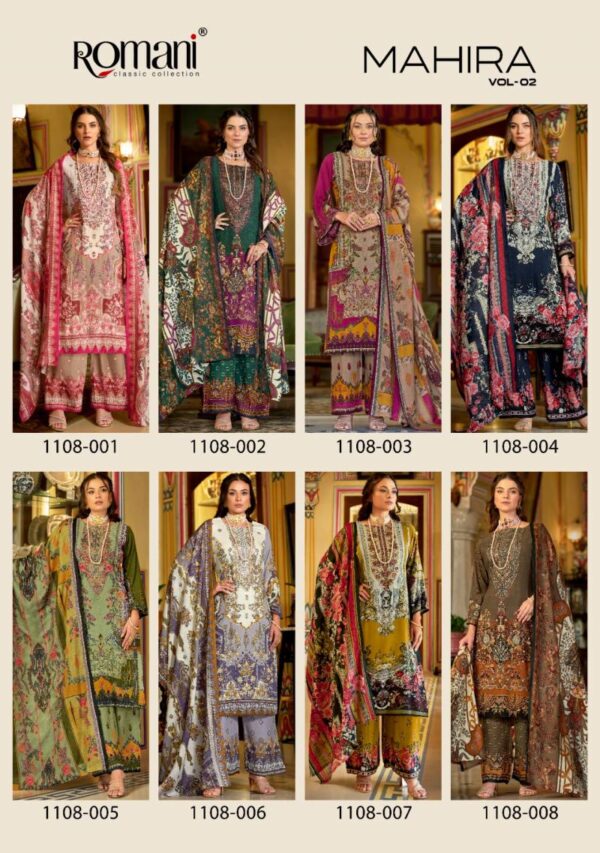 Romani Mahira Vol 2 Soft Cotton Digital Style Printed Dress Material Wholesale Catalog Collection Supplier - Image 11