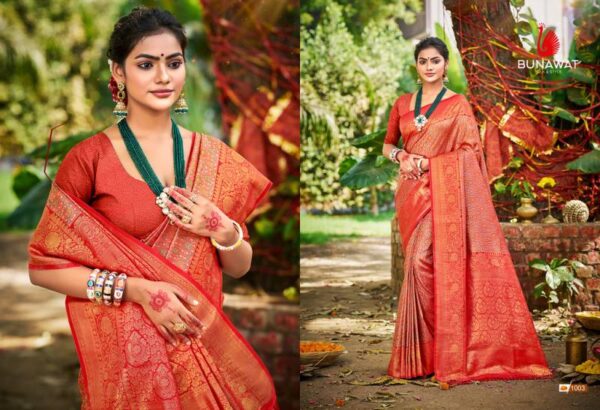 Bunawat Chaturi Silk Vol 3 Dharmavaram Sarees Wholesale Catalog Collection Exporter - Image 3