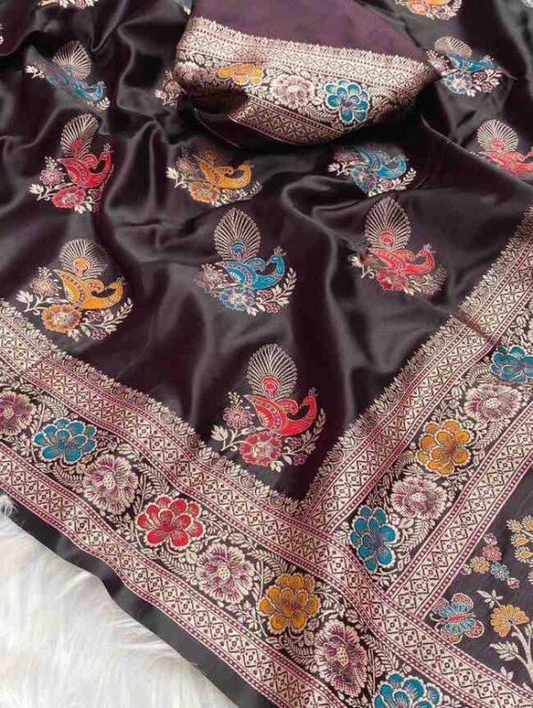 Kc 4025 Traditional Wear Satin Silk Sarees Wholesale Catalog Collection Exporter