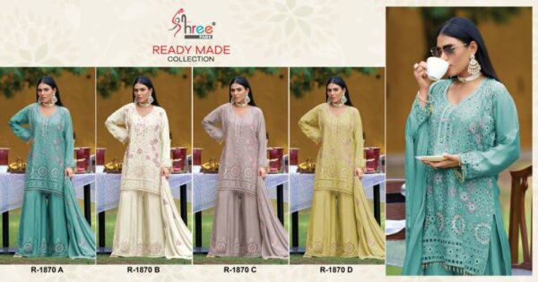 Shree R 1870 Ready Made Pakistani Salwar Kameez Wholesale Catalog Collection Exporter - Image 6