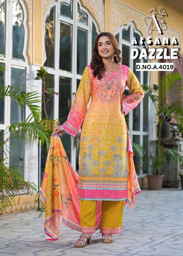 Afsana Dazzle Viscose Kurti Bottom With Dupatta Wholesale Catalog Collection Exporter