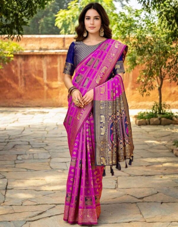 Meera 285 Festive Wear Paithani Silk Sarees Wholesale Catalog Collection Exporter - Image 2
