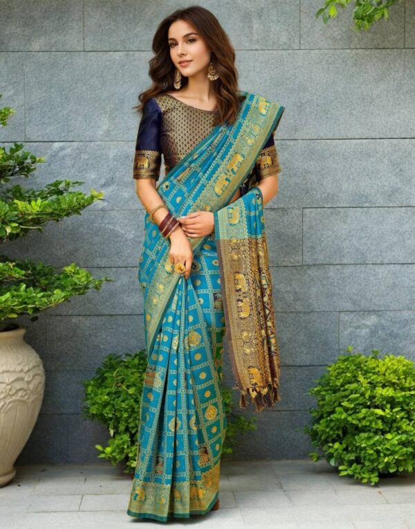 Meera 285 Festive Wear Paithani Silk Sarees Wholesale Catalog Collection Exporter - Image 3