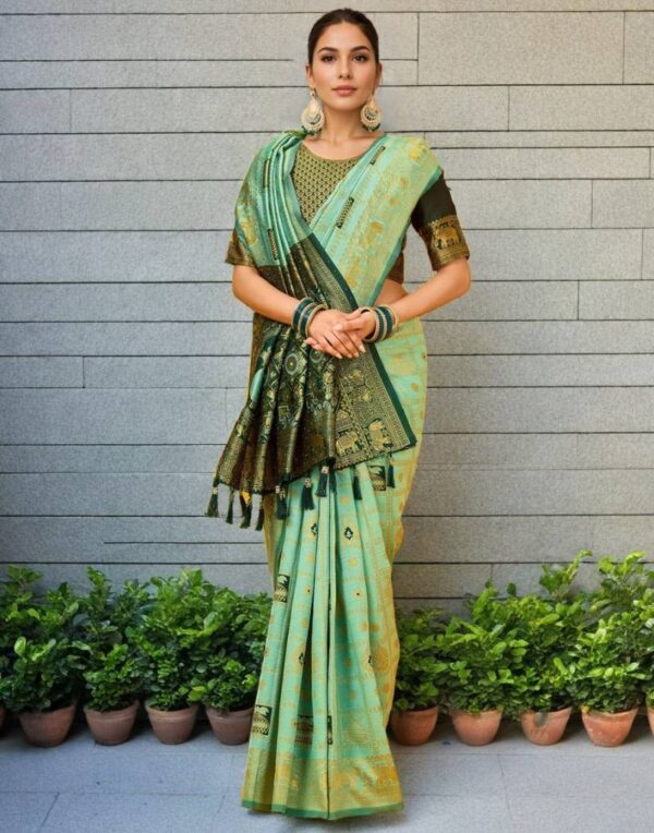 Meera 285 Festive Wear Paithani Silk Sarees Wholesale Catalog Collection Exporter - Image 4