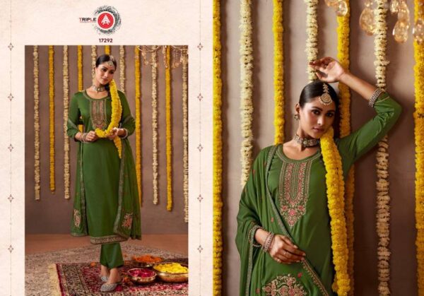 Triple Aaa Tavisha Jam Cotton Cording Sequence Dress Material Wholesale Catalog Collection Exporter - Image 2