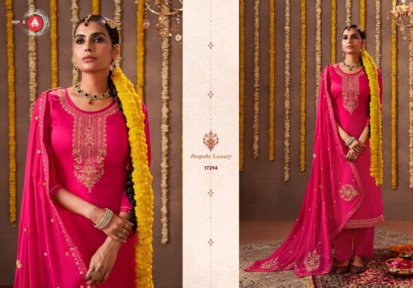 Triple Aaa Tavisha Jam Cotton Cording Sequence Dress Material Wholesale Catalog Collection Exporter - Image 4