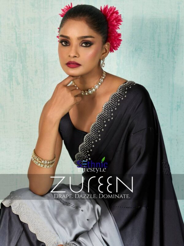 Sethnic Zureen Ombre Japan Satin Saree Wholesale Catalog Collection Supplier