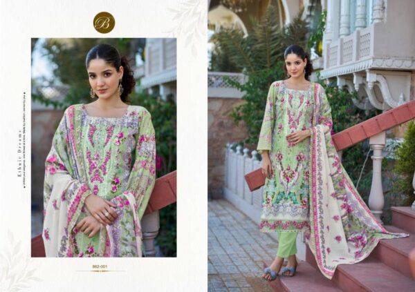 Belliza Almarina Vol 4 Cotton Digital Printed Dress Material Wholesale Catalog Collection Supplier - Image 3