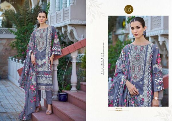 Belliza Almarina Vol 4 Cotton Digital Printed Dress Material Wholesale Catalog Collection Supplier - Image 5