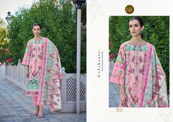 Belliza Almarina Vol 4 Cotton Digital Printed Dress Material Wholesale Catalog Collection Supplier - Image 7