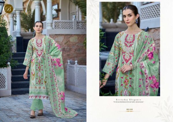 Belliza Almarina Vol 4 Cotton Digital Printed Dress Material Wholesale Catalog Collection Supplier - Image 2