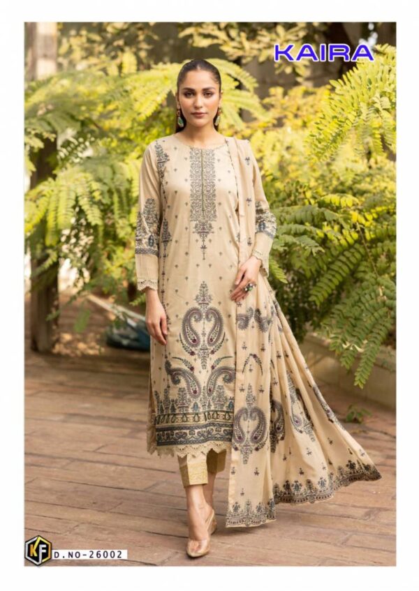 Keval Kaira Vol 26 Heavy Lawn Cotton Dress Material Catalog Wholesale Collection Supplier - Image 3
