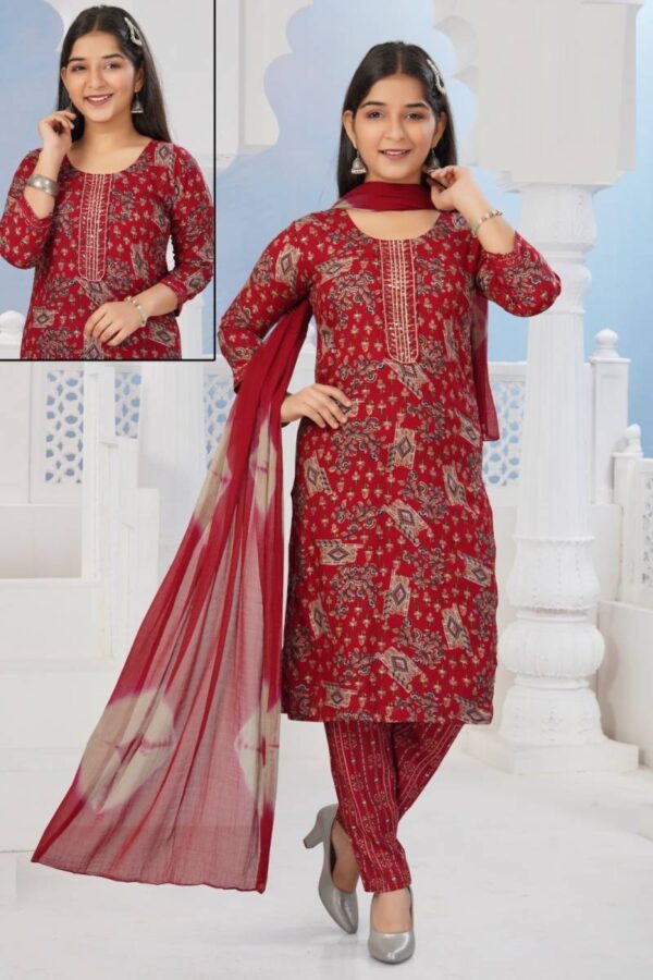Summati 2 Pant Set Rayon Printed Readymade Wholesale Catalog Collection Exporter - Image 4