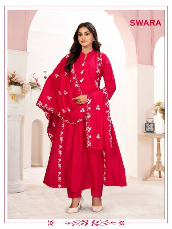 Alinee Swara Mal Chanderi Kurti Bottom With Dupatta Wholesale Catalog Collection Exporter