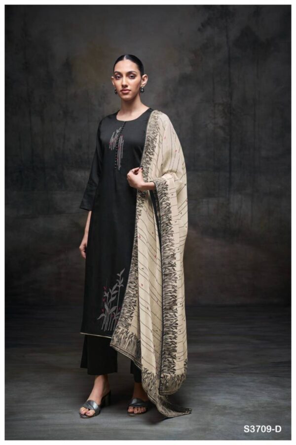 Ganga Meher Cotton Satin Solid Salwar Kameez Wholesale Catalog Collection Supplier - Image 6