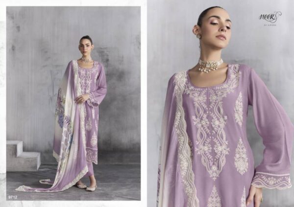 Kimora Heer Bul Bul Maslin Digital Printed Salwar Kameez Wholesale Catalog Collection Exporter - Image 3